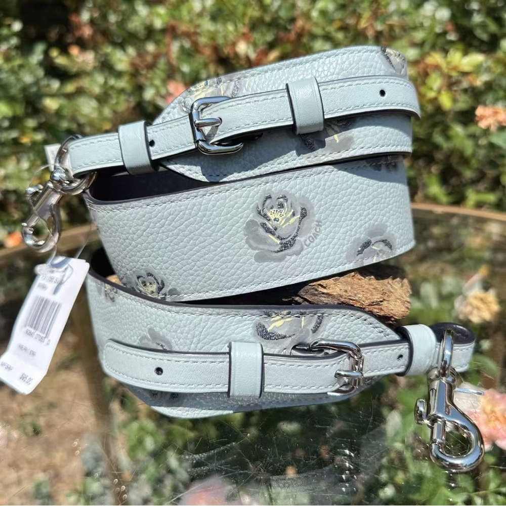 NWT COACH Strap With Rose Print 31756 - Picture 3 of 9